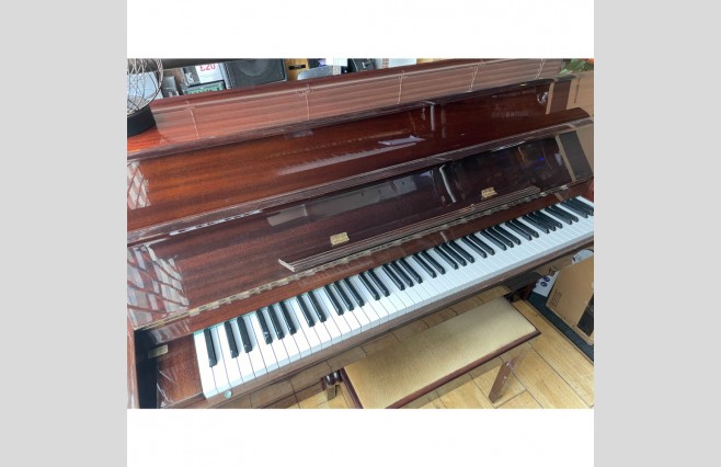 Used Gilmahn Modern Polished Mahogany Upright Piano All Inclusive Package - Image 5